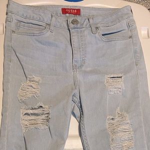 Guess ripped high rise high waters